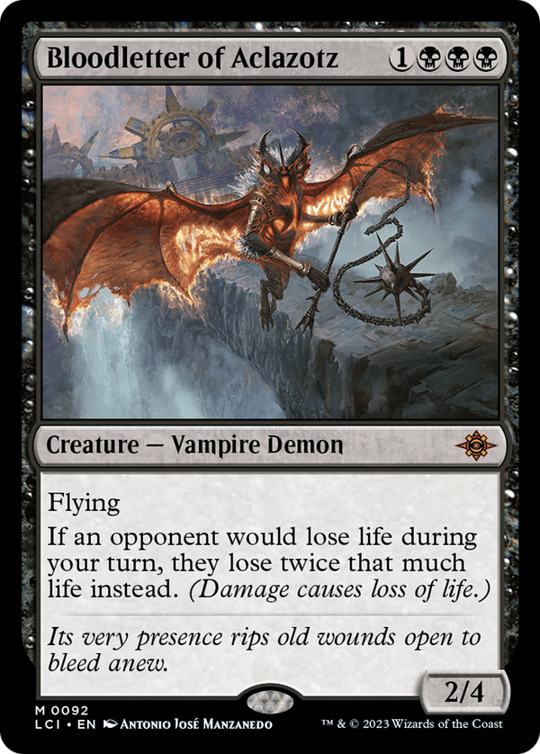 Bloodletter of Aclazotz (92) [The Lost Caverns of Ixalan] foil - Deck Out Gaming