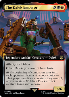 The Dalek Emperor (Extended Art) (Surge Foil) (997) [Doctor Who] foil - Deck Out Gaming