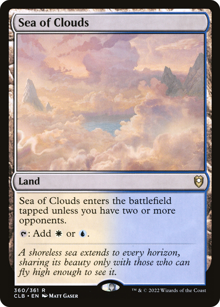 Sea of Clouds (360) [Commander Legends: Battle for Baldur's Gate] foil - Deck Out Gaming