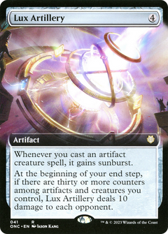 Lux Artillery (Extended Art) (41) [Phyrexia: All Will Be One Commander] - Deck Out Gaming