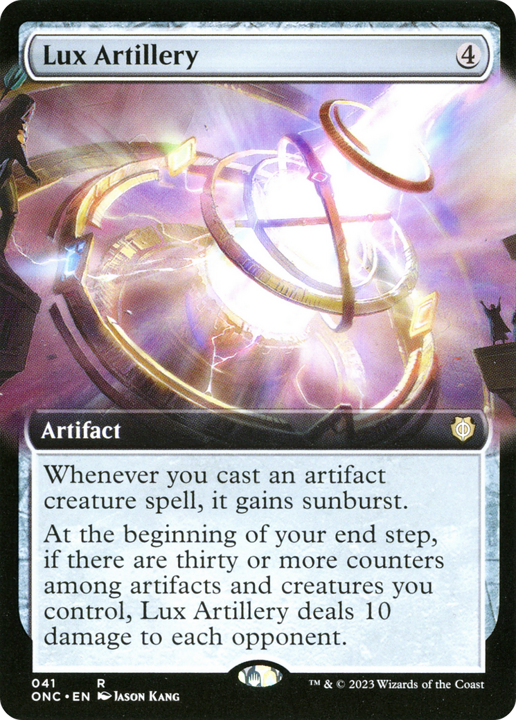 Lux Artillery (Extended Art) (41) [Phyrexia: All Will Be One Commander] - Deck Out Gaming