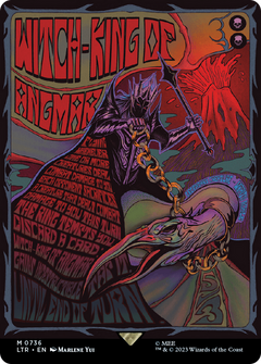 Witch-king of Angmar (Borderless Poster) (736) [The Lord of the Rings: Tales of Middle-earth] foil - Deck Out Gaming