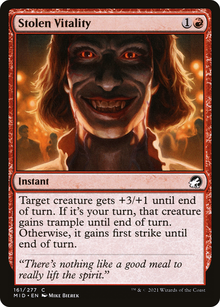 Stolen Vitality (161) [Innistrad: Midnight Hunt] - Deck Out Gaming