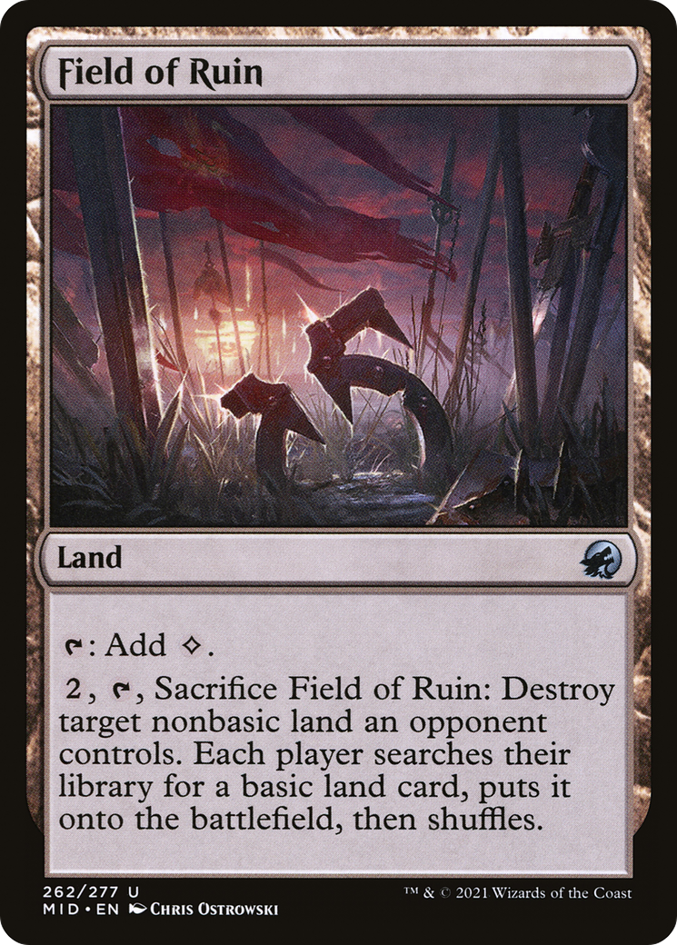 Field of Ruin (262) [Innistrad: Midnight Hunt] - Deck Out Gaming