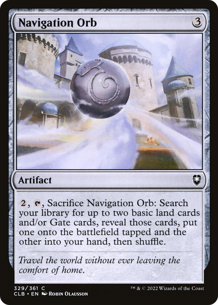 Navigation Orb (329) [Commander Legends: Battle for Baldur's Gate] foil - Deck Out Gaming