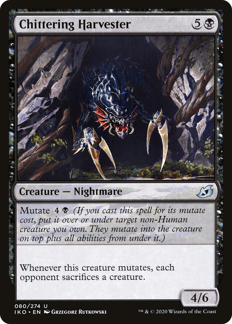 Chittering Harvester (80) [Ikoria: Lair of Behemoths] foil - Deck Out Gaming