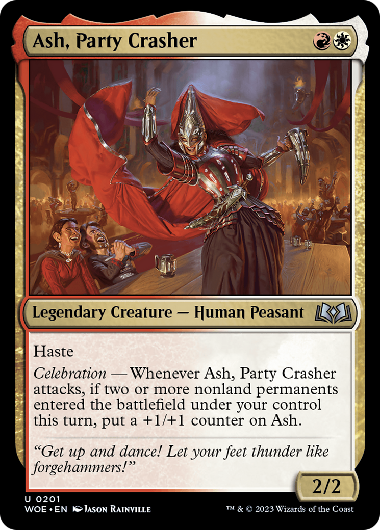 Ash, Party Crasher (201) [Wilds of Eldraine] - Deck Out Gaming