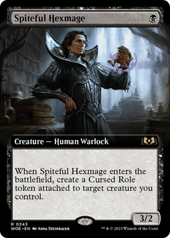 Spiteful Hexmage (Extended Art) (343) [Wilds of Eldraine] - Deck Out Gaming