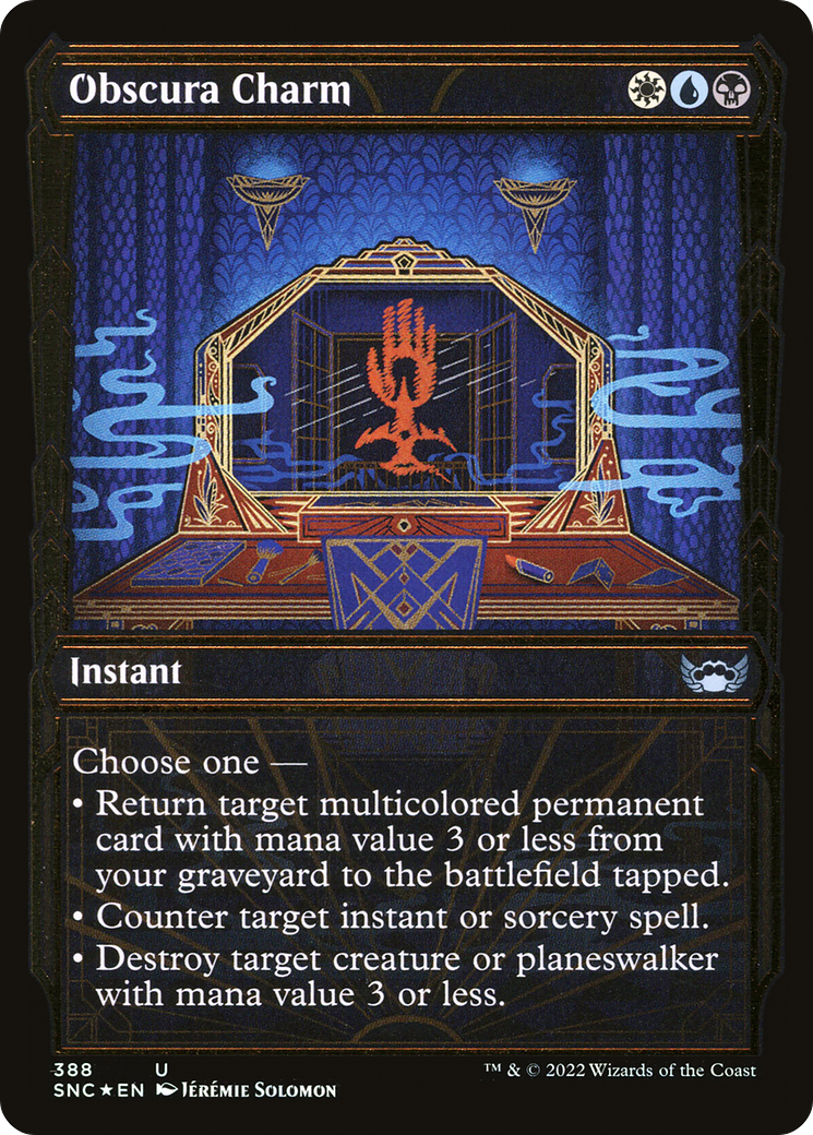 Obscura Charm (Gilded Foil) (388) [Streets of New Capenna] foil - Deck Out Gaming