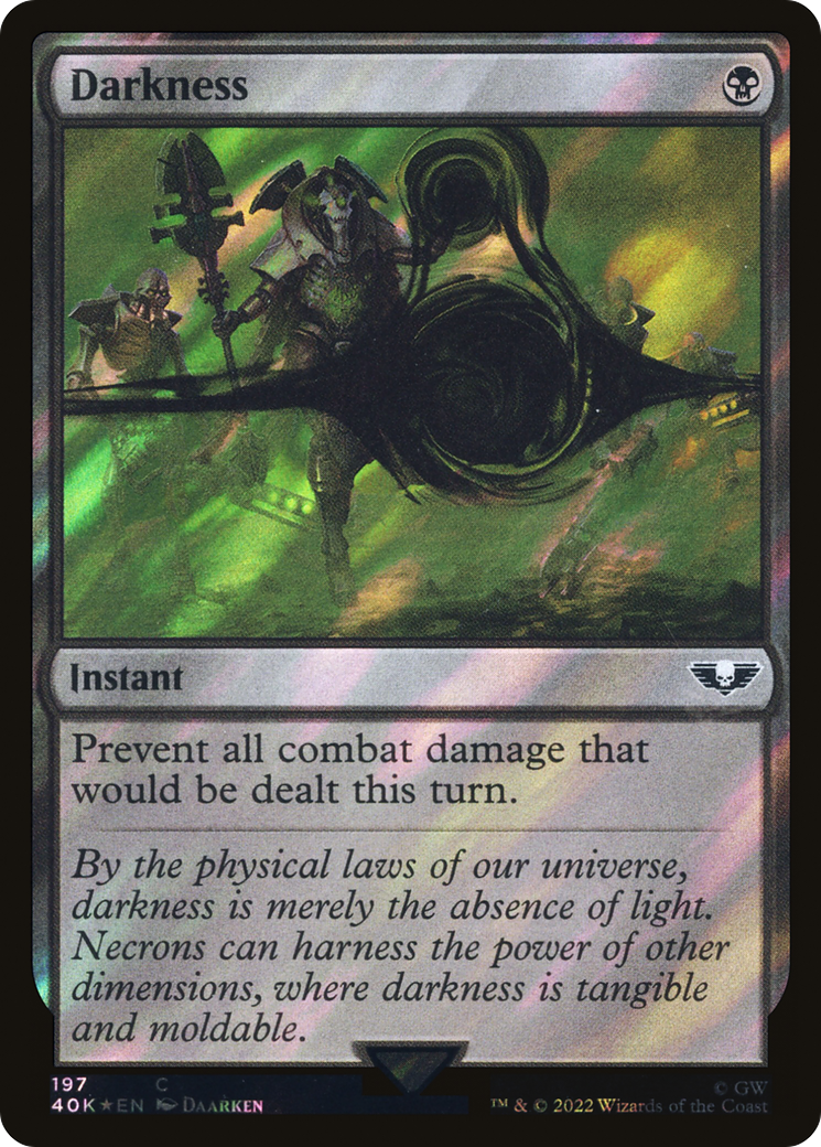 Darkness (Surge Foil) (197) [Warhammer 40,000 Commander] foil - Deck Out Gaming