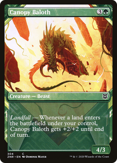 Canopy Baloth (Showcase) (304) [Zendikar Rising] foil - Deck Out Gaming