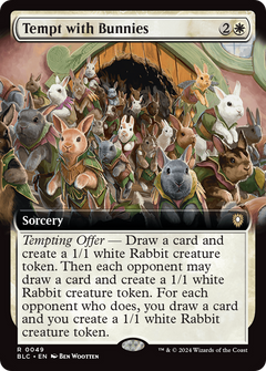 Tempt with Bunnies (Extended Art) (49) [Bloomburrow Commander] - Deck Out Gaming