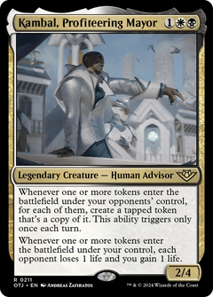 Kambal, Profiteering Mayor (211) [Outlaws of Thunder Junction] foil - Deck Out Gaming