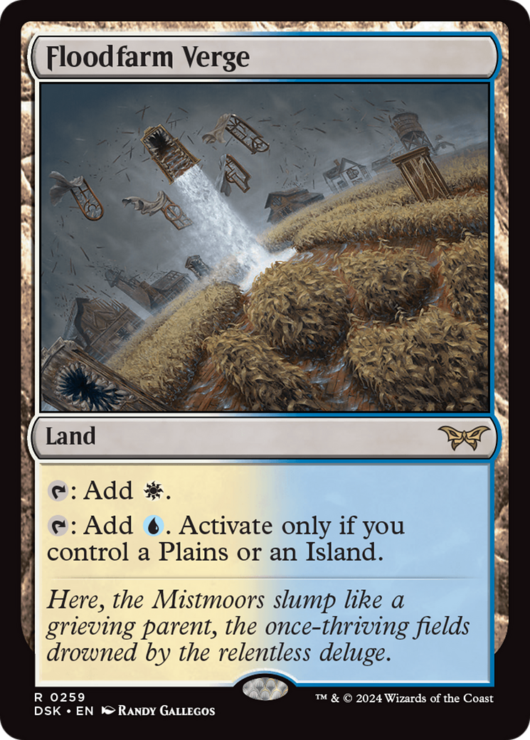 Floodfarm Verge (259) [Duskmourn: House of Horror] foil - Deck Out Gaming