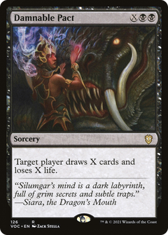 Damnable Pact (126) [Commander: Innistrad: Crimson Vow] - Deck Out Gaming