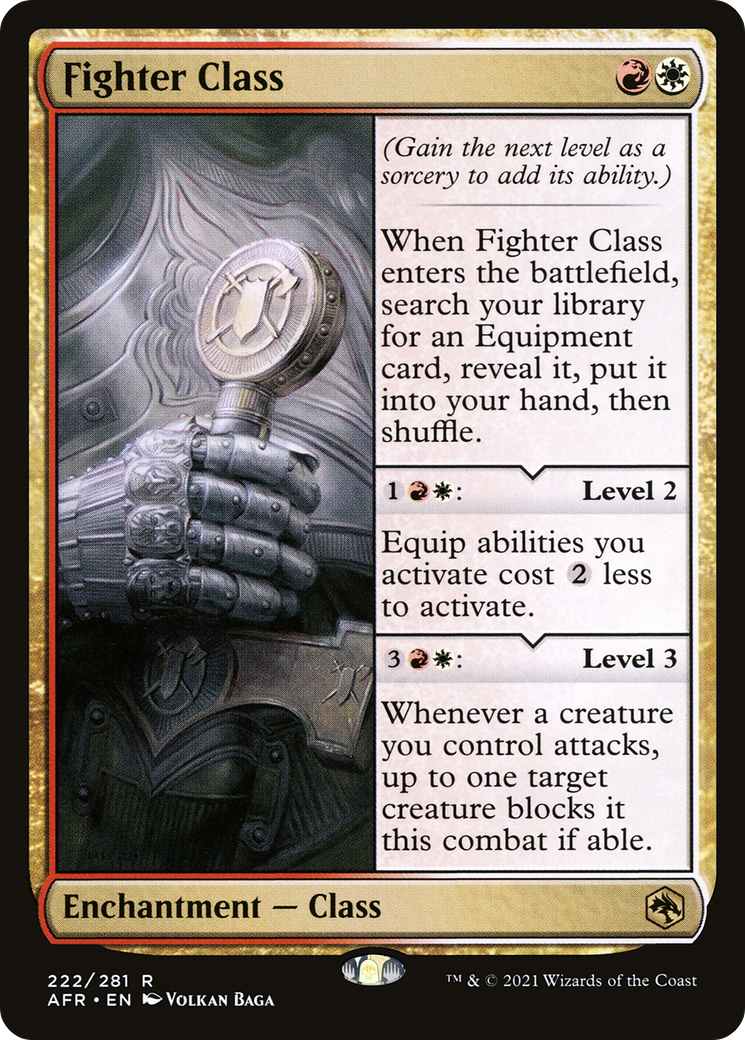 Fighter Class (222) [Adventures in the Forgotten Realms] foil - Deck Out Gaming
