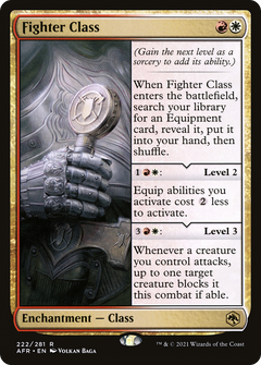 Fighter Class (222) [Adventures in the Forgotten Realms] foil - Deck Out Gaming