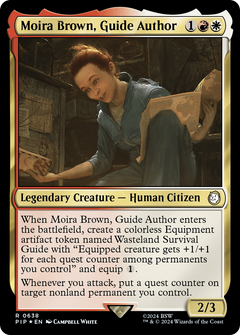 Moira Brown, Guide Author (Surge Foil) (638) [Fallout] foil - Deck Out Gaming