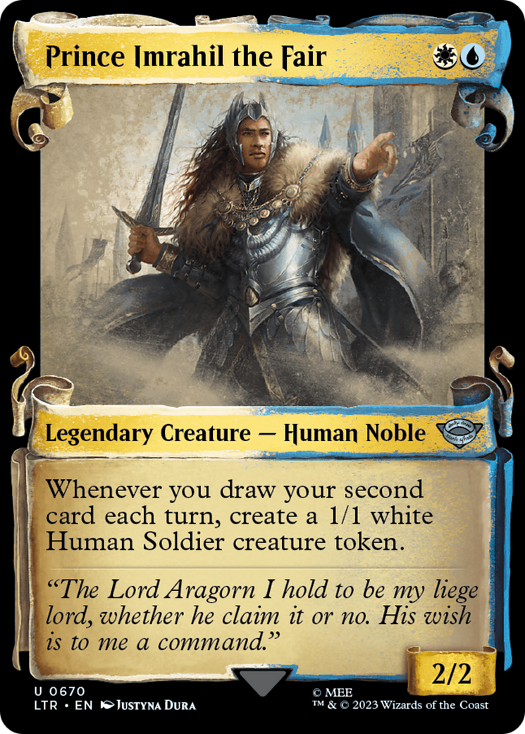Prince Imrahil the Fair (Showcase Scrolls) (670) [The Lord of the Rings: Tales of Middle-earth] - Deck Out Gaming