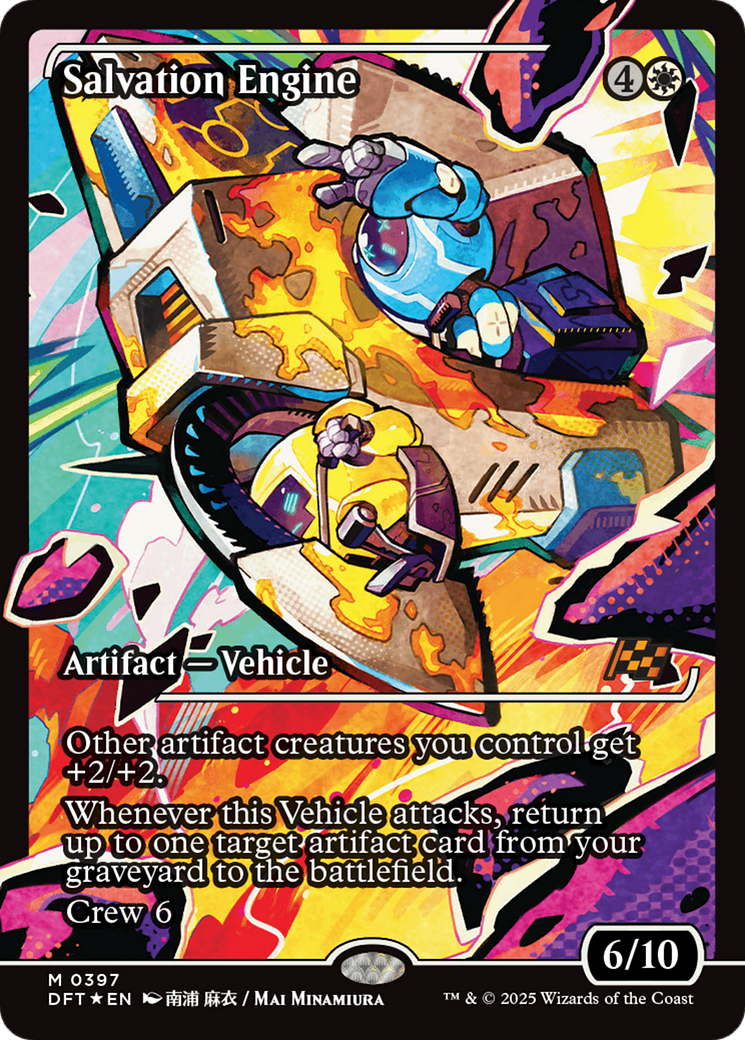 Salvation Engine (Showcase) (397) [Aetherdrift] foil - Deck Out Gaming