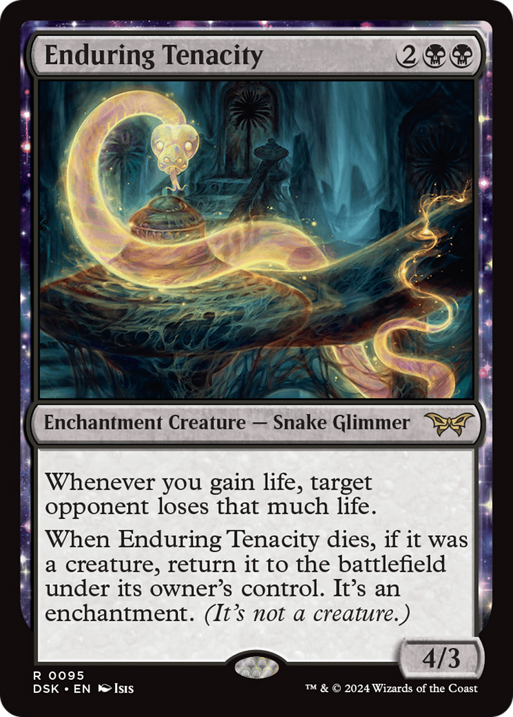 Enduring Tenacity (95) [Duskmourn: House of Horror] - Deck Out Gaming