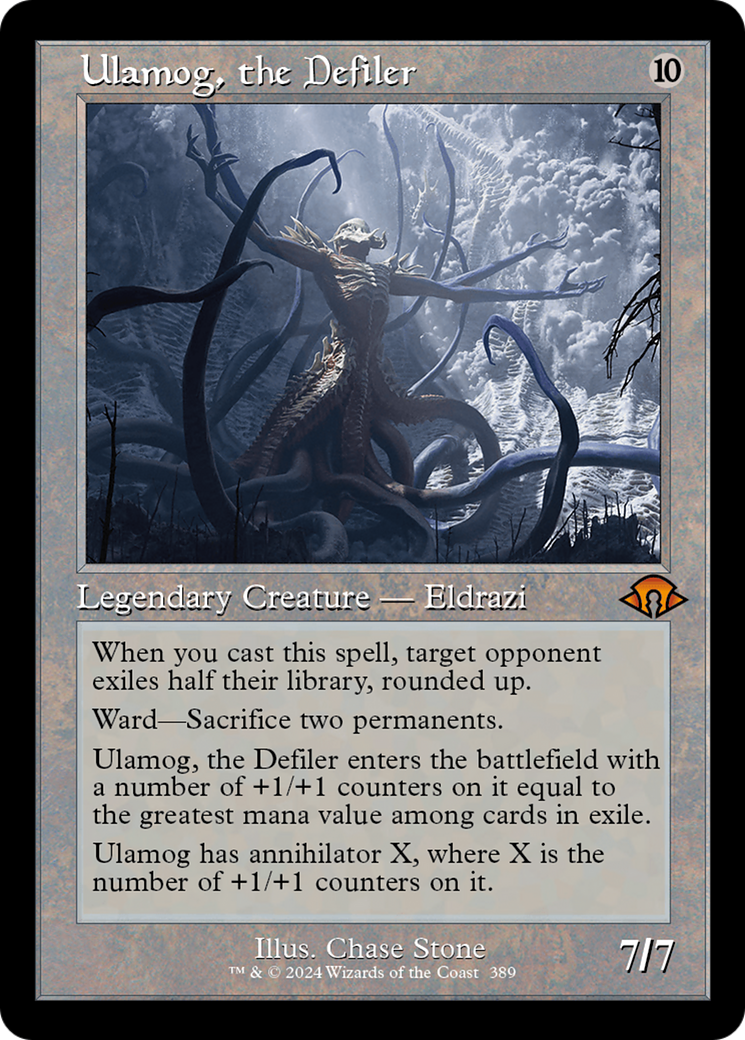 Ulamog, the Defiler (Retro Frame) (389) [Modern Horizons 3] foil - Deck Out Gaming