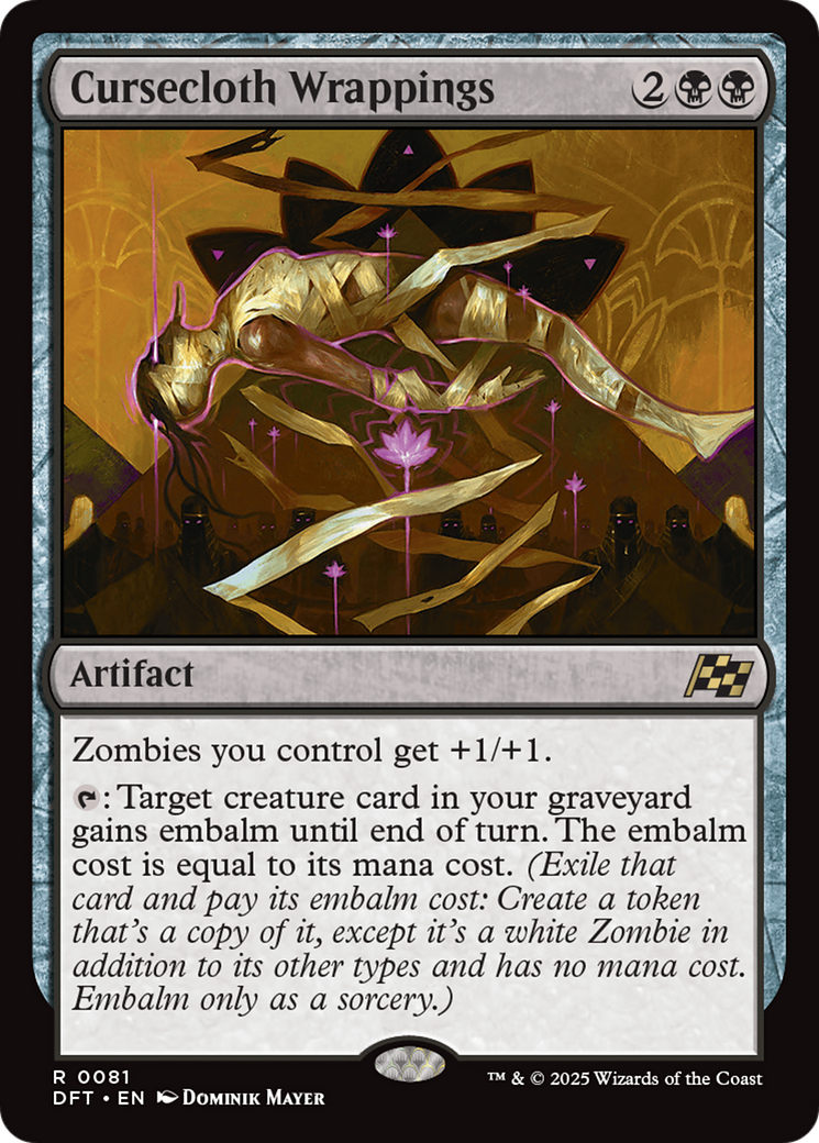 Cursecloth Wrappings (81) [Aetherdrift] - Deck Out Gaming