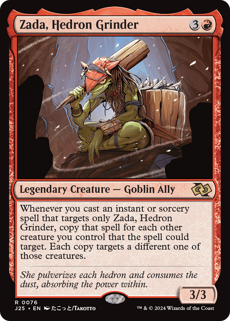 Zada, Hedron Grinder (Anime) (76) [Foundations Jumpstart] - Deck Out Gaming