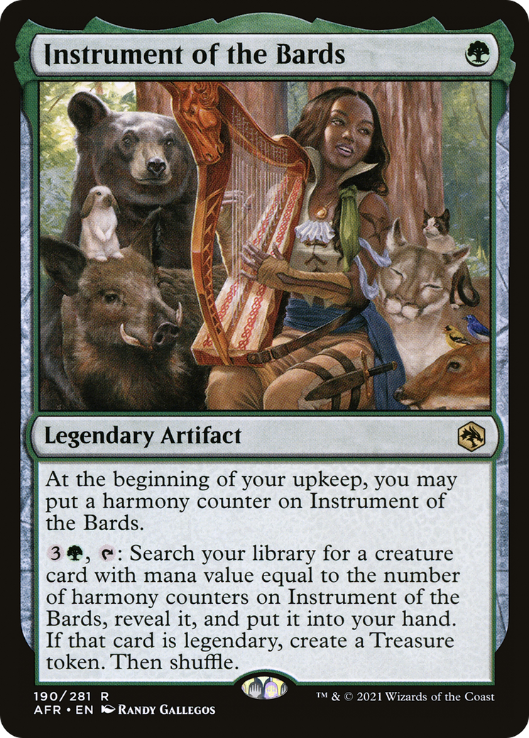 Instrument of the Bards (190) [Adventures in the Forgotten Realms] foil - Deck Out Gaming