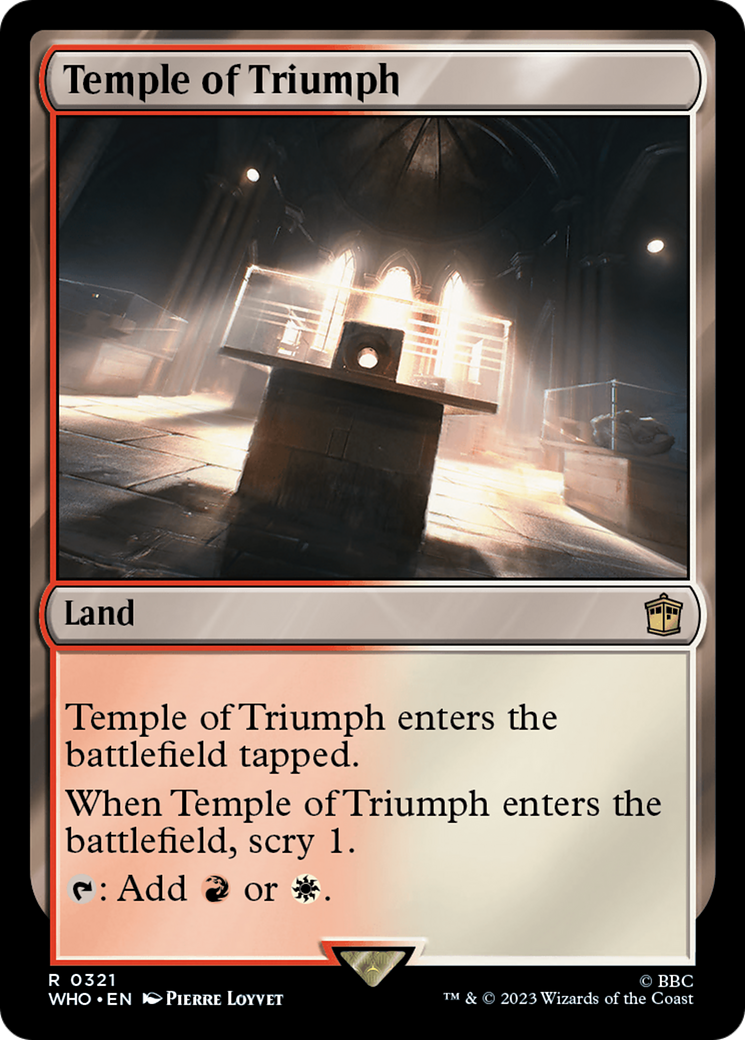 Temple of Triumph (321) [Doctor Who] - Deck Out Gaming