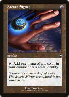 Arcane Signet (Retro Frame) (132) [Commander: The Brothers' War] - Deck Out Gaming