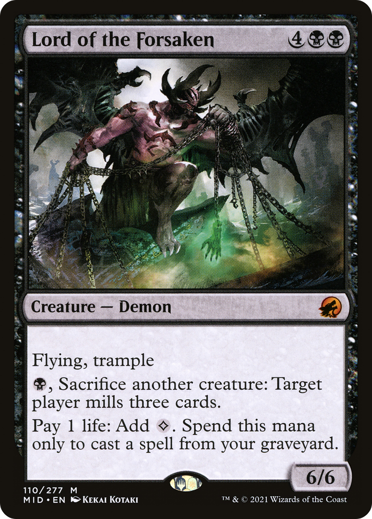 Lord of the Forsaken (110) [Innistrad: Midnight Hunt] foil - Deck Out Gaming