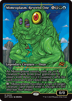 Mimeoplasm, Revered One (Showcase) (405) [Aetherdrift] foil - Deck Out Gaming