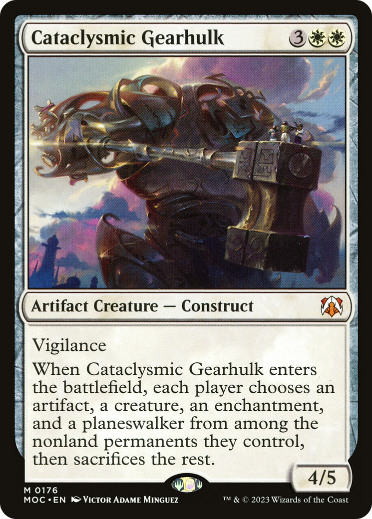Cataclysmic Gearhulk (176) [March of the Machine Commander] - Deck Out Gaming