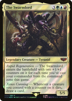 The Swarmlord (Surge Foil) (4) [Warhammer 40,000 Commander] foil - Deck Out Gaming