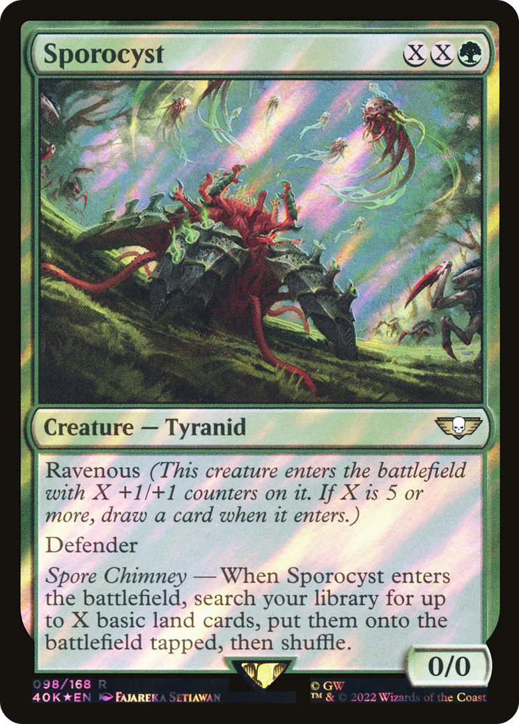 Sporocyst (Surge Foil) (98) [Warhammer 40,000 Commander] foil - Deck Out Gaming