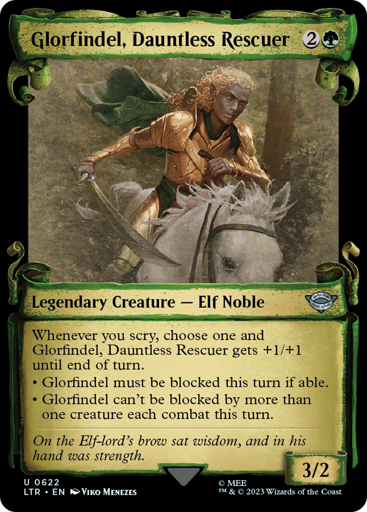 Glorfindel, Dauntless Rescuer (Showcase Scrolls) (622) [The Lord of the Rings: Tales of Middle-earth] - Deck Out Gaming