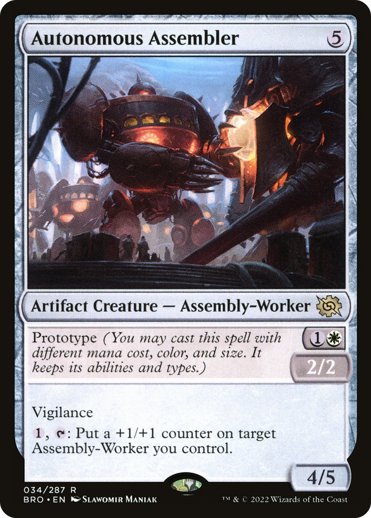 Autonomous Assembler (34) [The Brothers' War] - Deck Out Gaming