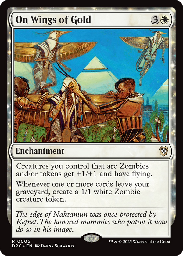 On Wings of Gold (5) [Commander: Aetherdrift] - Deck Out Gaming