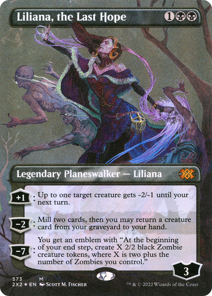 Liliana, the Last Hope (Textured Foil) (573) [Double Masters 2022] foil - Deck Out Gaming
