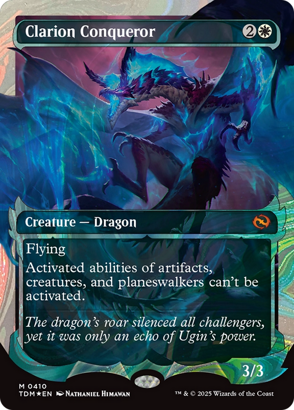 Clarion Conqueror (Showcase) (Halo Foil) (410) [Tarkir: Dragonstorm] foil - Deck Out Gaming