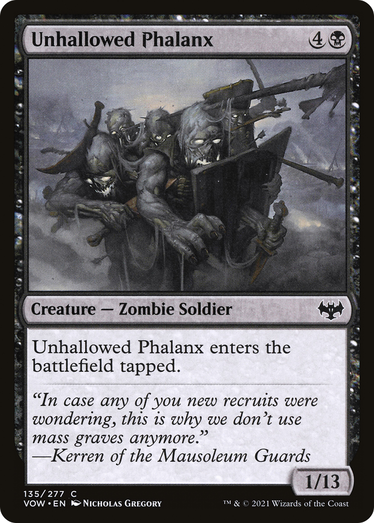 Unhallowed Phalanx (135) [Innistrad: Crimson Vow] - Deck Out Gaming