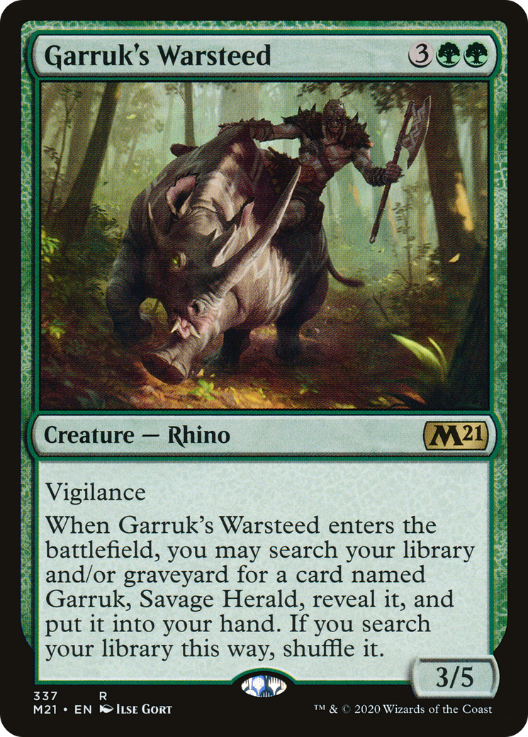 Garruk's Warsteed (337) [Core Set 2021] - Deck Out Gaming