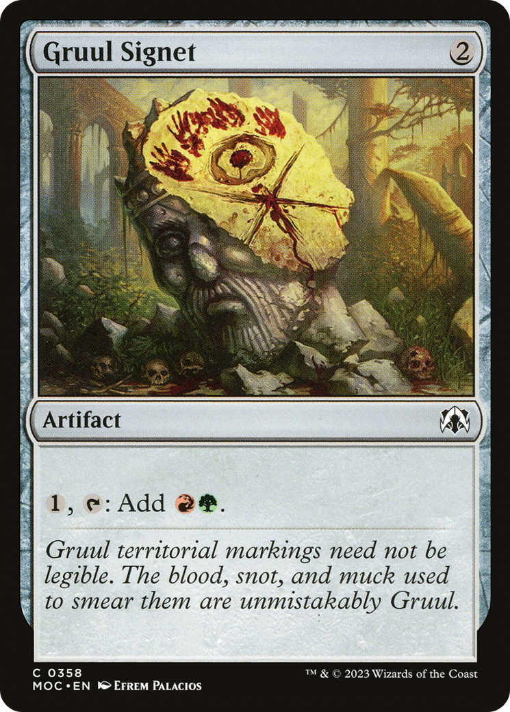 Gruul Signet (358) [March of the Machine Commander] - Deck Out Gaming