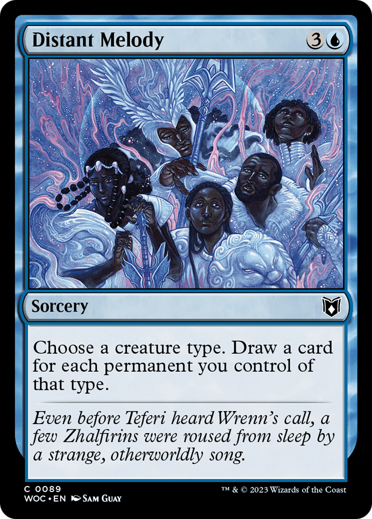 Distant Melody (89) [Wilds of Eldraine Commander] - Deck Out Gaming