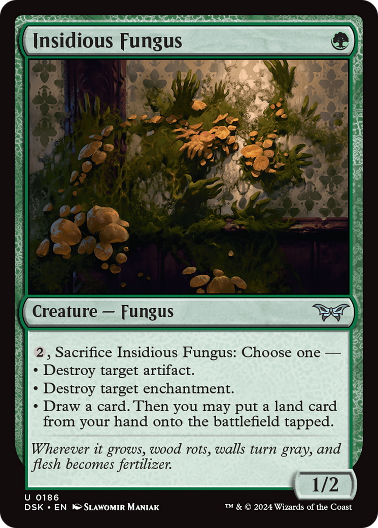 Insidious Fungus (186) [Duskmourn: House of Horror] foil - Deck Out Gaming