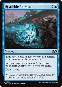 Roadside Blowout (58) [Aetherdrift] foil - Deck Out Gaming
