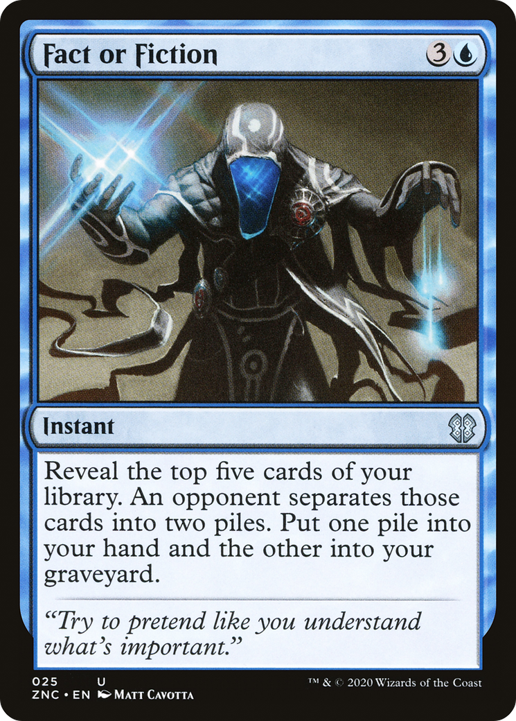 Fact or Fiction (25) [Commander: Zendikar Rising] - Deck Out Gaming