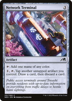 Network Terminal (251) [Kamigawa: Neon Dynasty] foil - Deck Out Gaming