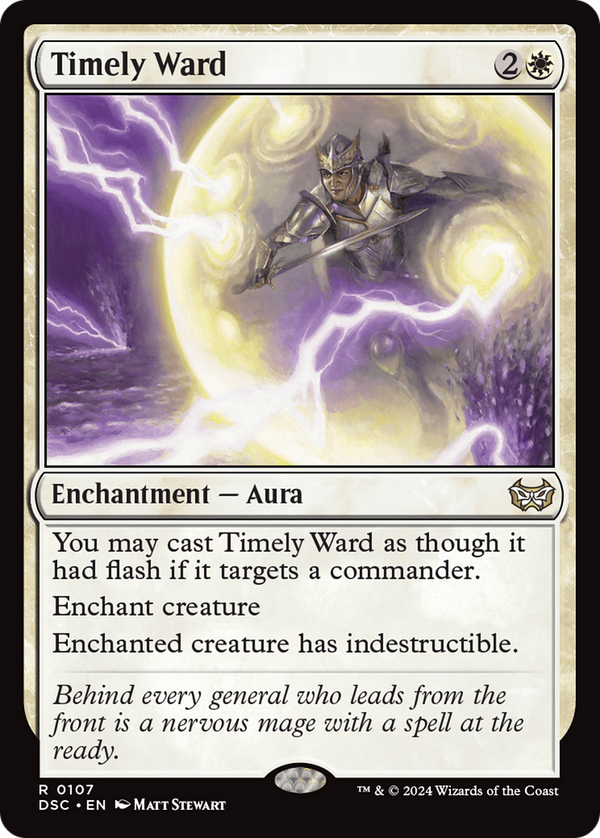 Timely Ward (107) [Duskmourn: House of Horror Commander] - Deck Out Gaming